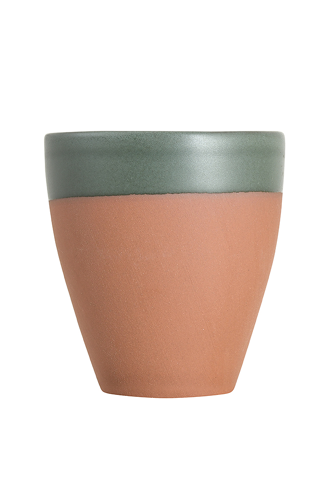 Terracotta Green Coffee Mug