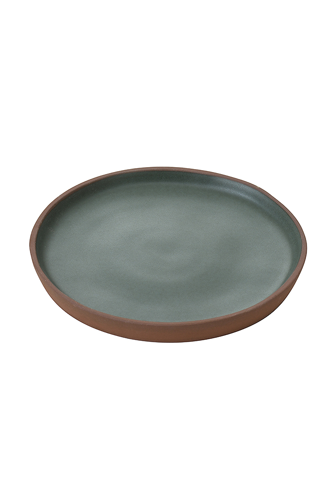 Terracotta Green Dinner Plate
