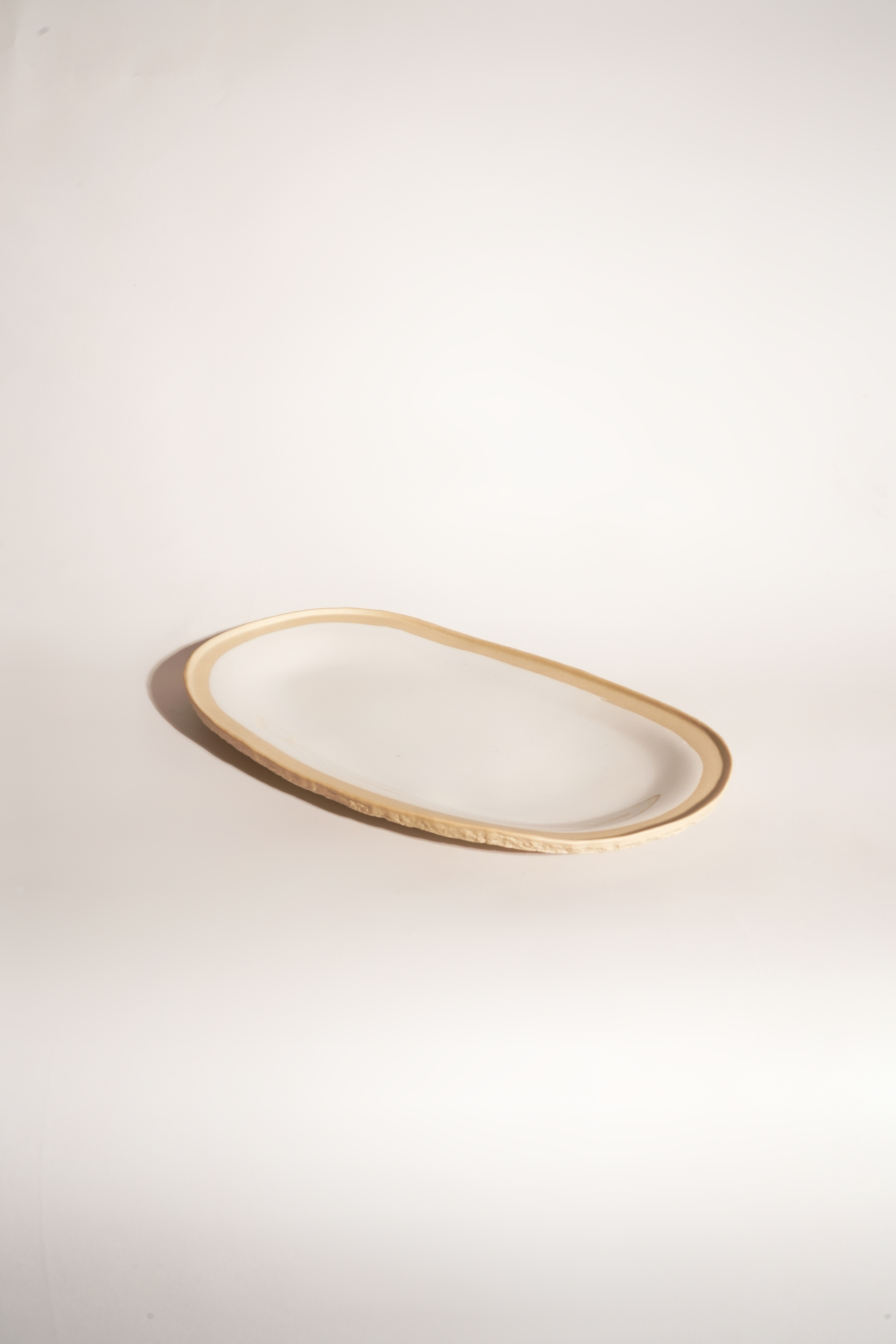 Aura Ceramic Oval Salad Platter 30 cm diameter