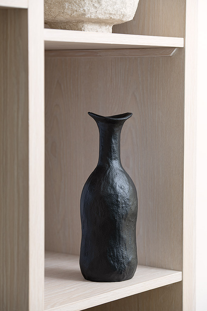 Aluminium Flower Vase - Black