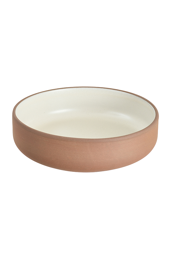 Terracotta Cream Salad Bowl