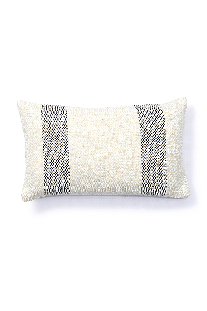 OFFWHITE DOUBLE STRIPED CUSHION COVER