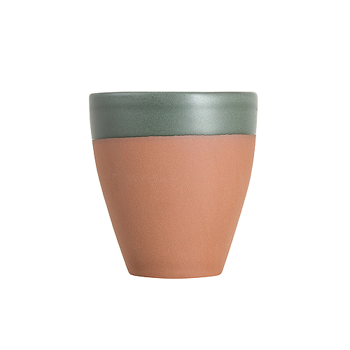 Terracotta Green Coffee Mug