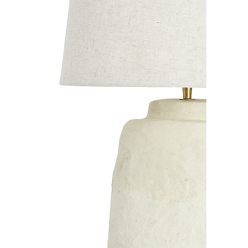 Paper Mache Lamp Base Size (Cm.):- 22x22x30 Shade Size:- 40x40x28