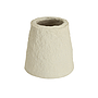 Paper Mache Cylinder Bowl in Natural finish